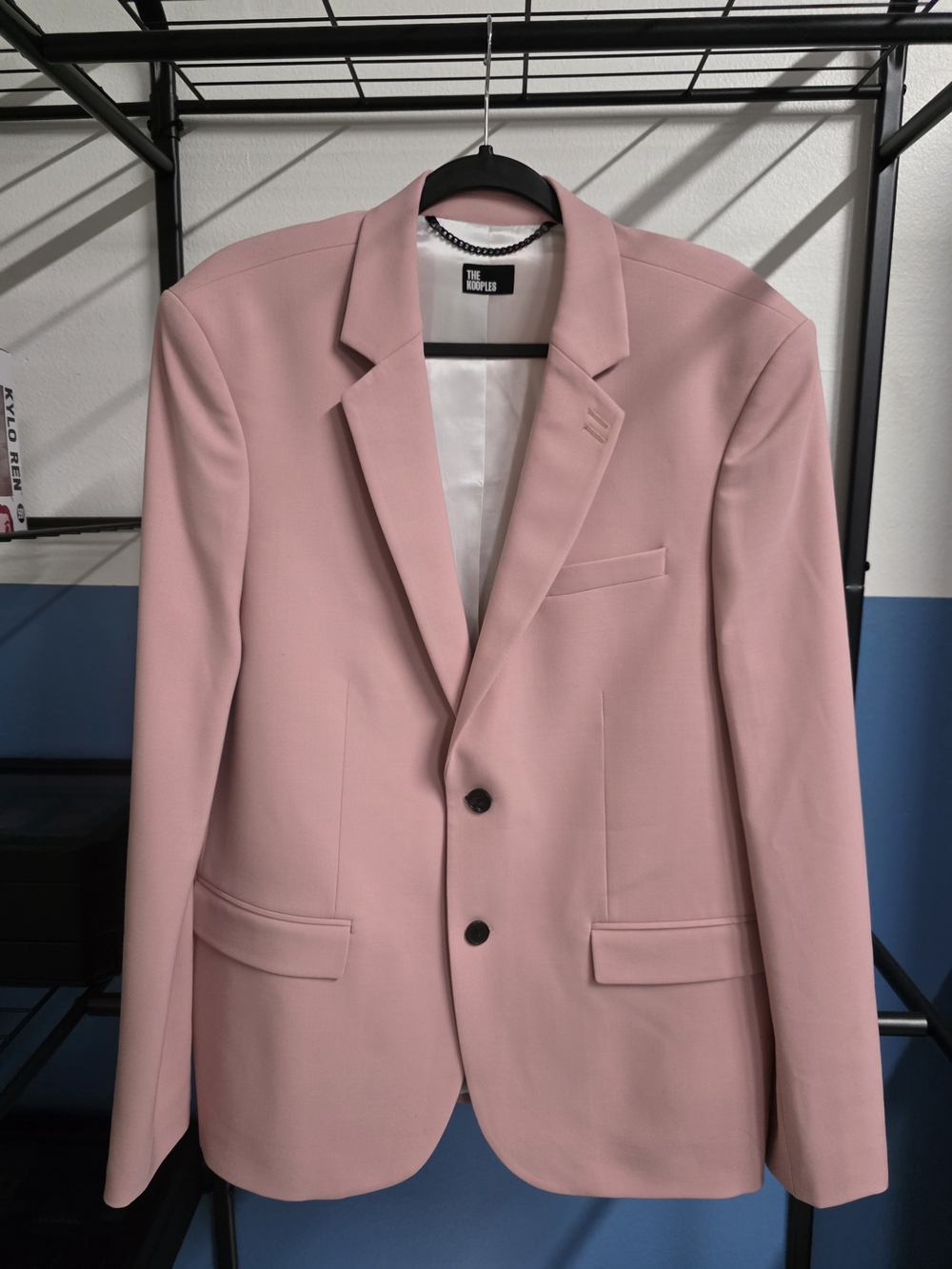 The Kooples Men's Pink Blazer - Tailored Two-Button Jacket